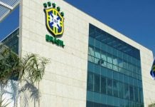 Fachada da Confederação Brasileira de Futebol (CBF).