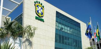 Fachada da Confederação Brasileira de Futebol (CBF).