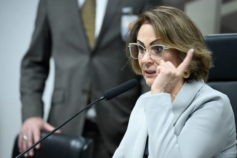 Senadora Damares Alves dispara contra apostas no Senado.