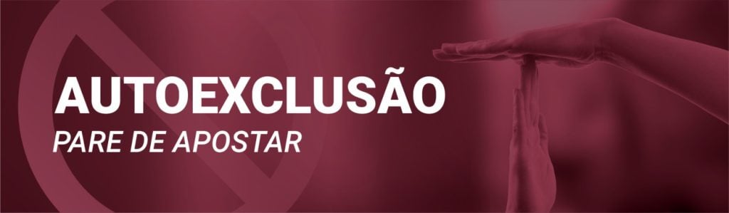 Banner de divulgação do sistema centralizado de autoexclusão de sites de apostas.