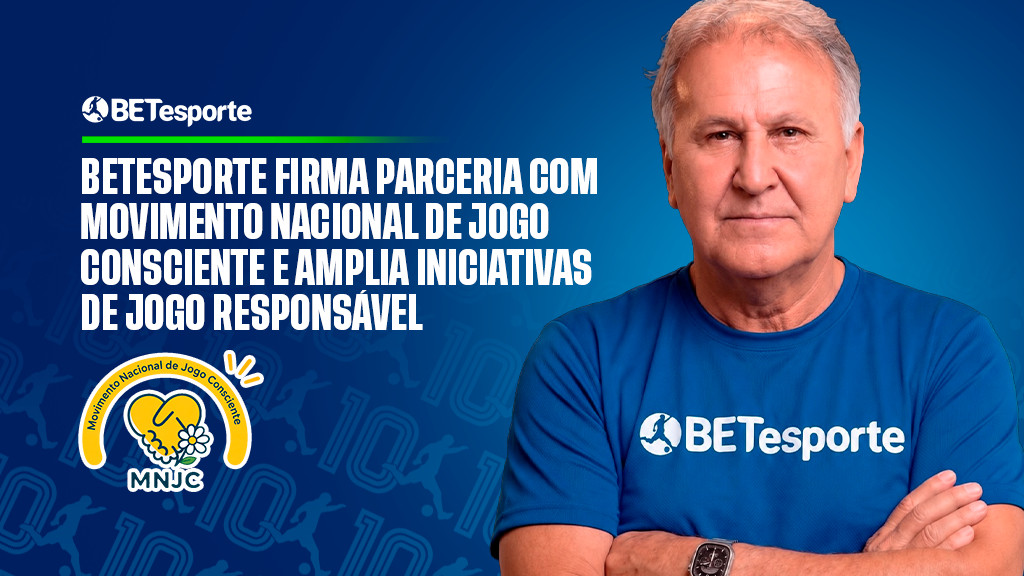 Imagem usada para ilustrar o anúncio da parceria entre a BETesporte e o Movimento Nacional de Jogo Consciente.