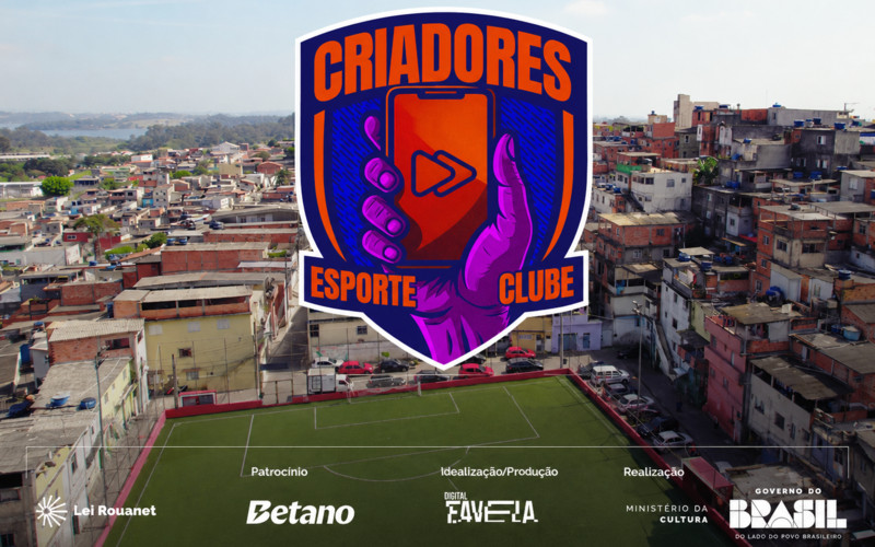 Banner do Criadores Esporte Clube, iniciativa da Betano.