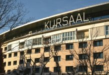 Frente do Grand Casino Kursaal Bern, na cidade de Berna, capital da Suíça