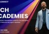 Banner digital oficial de divulgação das Tech Academies do SBC Summit 2026