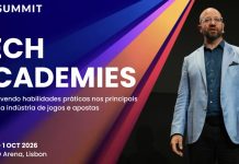 Banner digital oficial de divulgação das Tech Academies do SBC Summit 2026