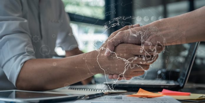 Eeze-Firma-Parceria-com-BetConstruct-1 Imagem representando a parceria global entre Eeze e BetConstruct.