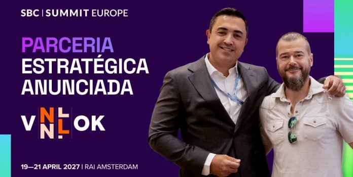 SBC-Summit-Europe-Parceria-Estrategica-VNLOK SBC anuncia parceria com VNLOK para o SBC Summit Europe 2027 em Amsterdã.