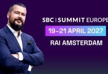 Banner de divulgação para o SBC Summit Europe.