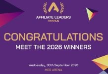 Conheça os vencedores do Affiliate Leaders Awards 2026 Banner para divulgação dos vencedores do Affiliate Leaders Awards 2026.