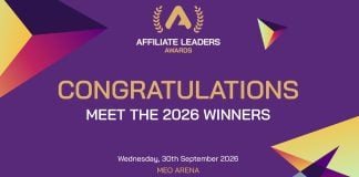 Conheça os vencedores do Affiliate Leaders Awards 2026 Banner para divulgação dos vencedores do Affiliate Leaders Awards 2026.