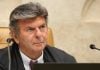 Ministro Luiz Fux em sessão plenária do STF em 6/4/22